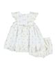 Florence Eiseman Florence Eiseman Textured Lawn Floral Printed Dress With Flowers and Bloomer - 4