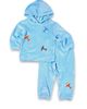 Florence Eiseman Florence Eiseman Velour Hoodie With Airplanes - 4