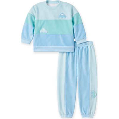 Florence Eiseman Florence Eiseman Velour Knit Set with Cars