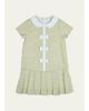 Florence Eiseman Girl's Check Dress with Pleated Skirt & Bows - 1