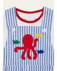 Florence Eiseman Striped Seersucker Shortall & T-Shirt Set, 6M-24M - 3