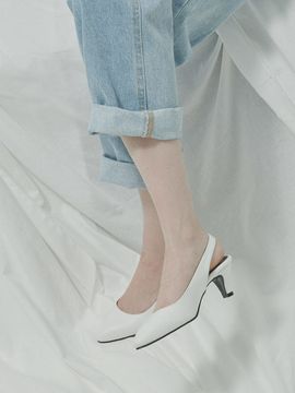 FLORIDA STUDIO Dalia Slingback_White