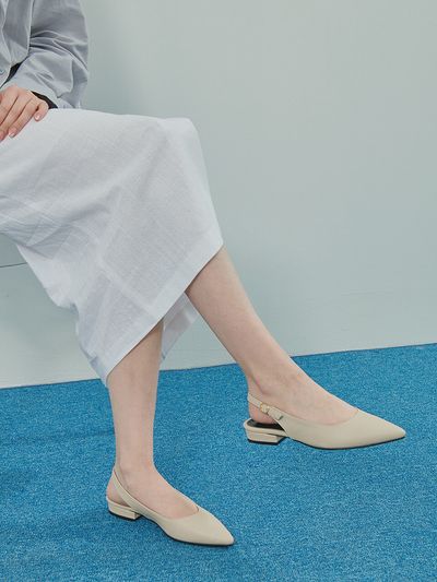 FLORIDA STUDIO Sage Slingback Lady Beige 2cm