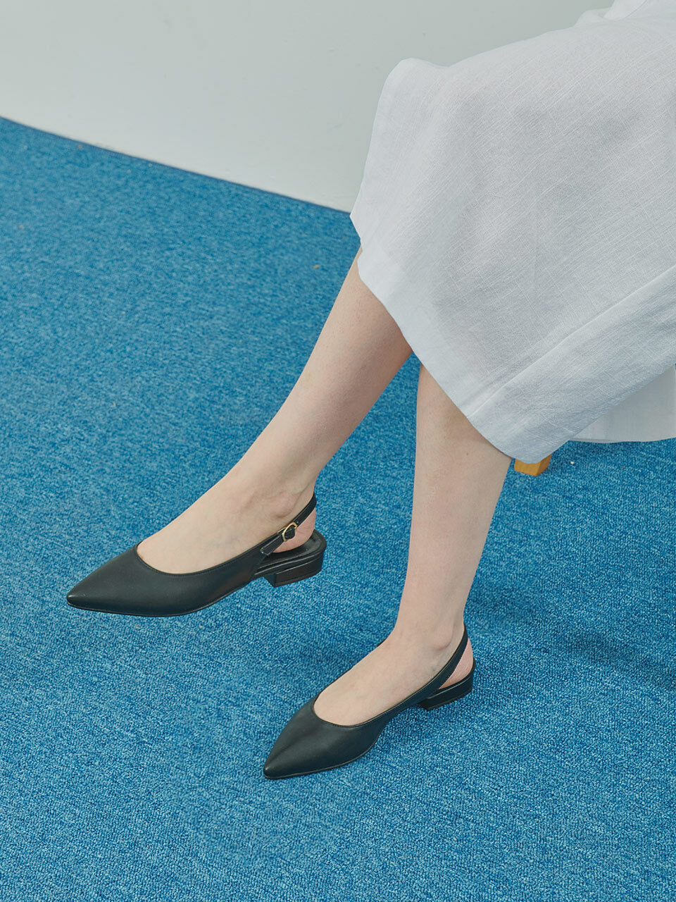 FLORIDA STUDIO Violet Slingback_Midnight Black
