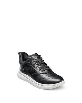 Florsheim Kids Florsheim Kids Boys' Fleet Perf Toe Elastic Lace, Jr Hands Free Sneakers