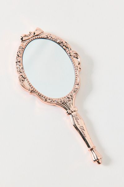Flower Knows Flower Knows Bunny Garden Collection Handheld Mirror in Rosette Pink at Urban Outfitters
