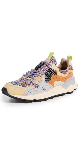Flower Mountain Flower Mountain Yamano 3 Sneakers Flower Yellow/Light Blue