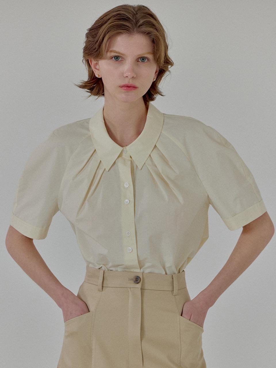 FLOWOOM Brienned Shirring Blouse - 4colors