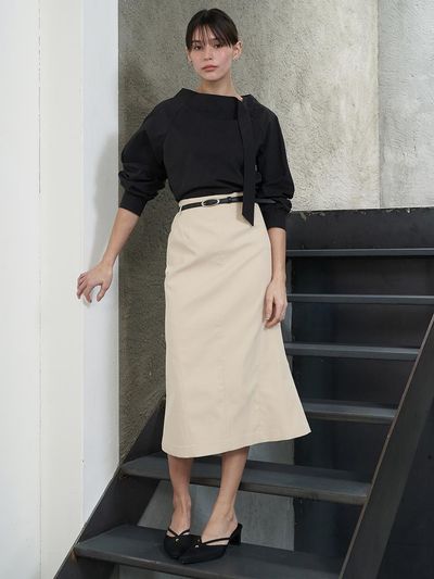 FLOWOOM Curved Mermaid Skirt - 2 Color