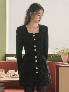 FLOWOOM Heartweed Dress Black