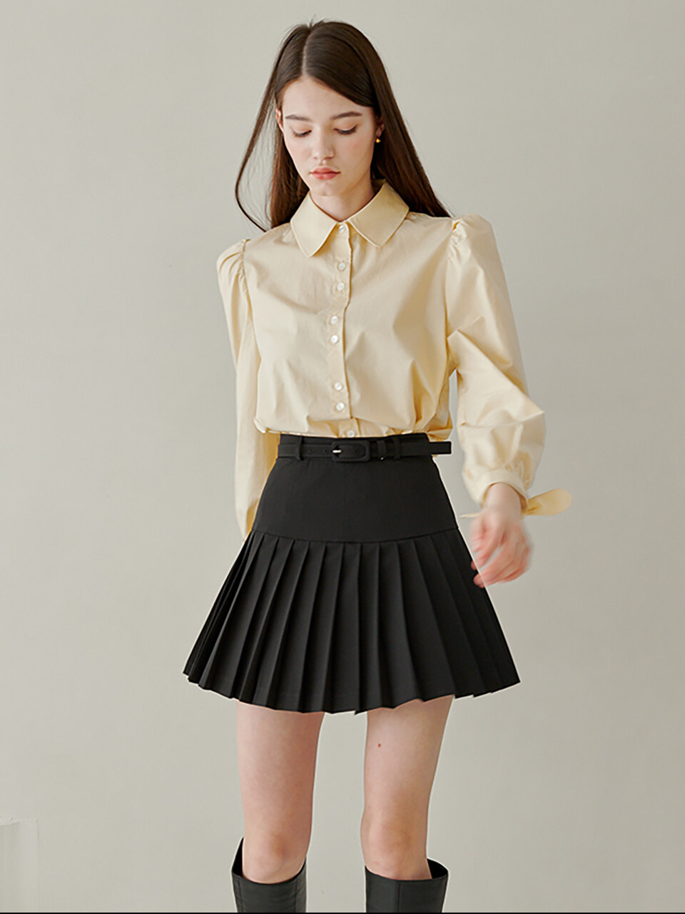 FLOWOOM Pleated Skirt_4 Colors