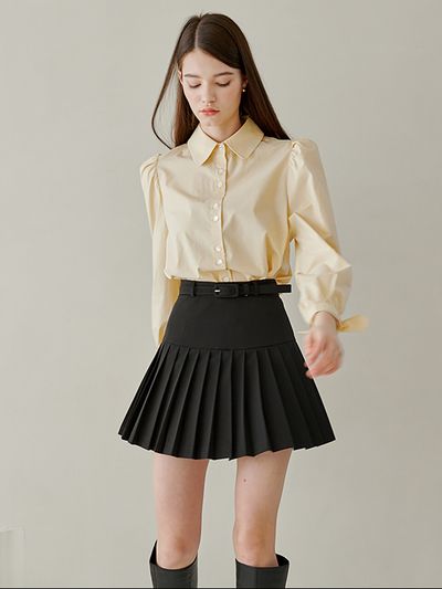 FLOWOOM Pleated Skirt_4 Colors