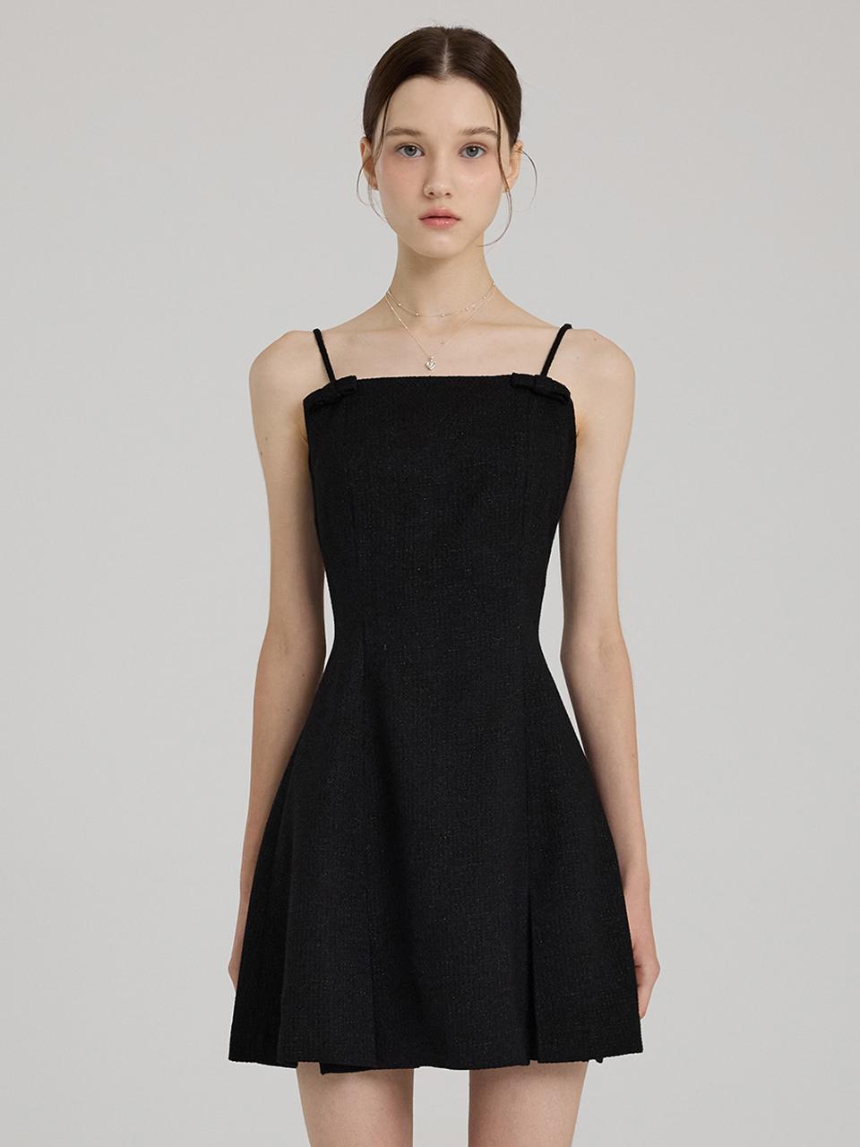 FLOWOOM Tweed Petit Ribbon Dress