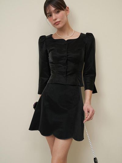FLOWOOM Wave Mini Skirt