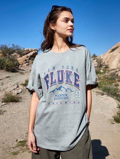 Fluke Mountain 1953 Pigment T-Shirt [5colors]