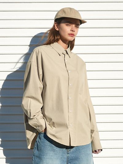 Fluke (W) Oversized Daily Pocket Shirt _ 5 Colors