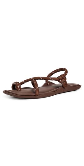 Flòwze Flòwze Flo Square Sandals Brown
