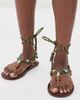 Flòwze Flòwze Flòwze x Collanine Colorate Flo Twin Sandals Brown/Military Green - 3