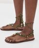 Flòwze Flòwze Flòwze x Collanine Colorate Flo Twin Sandals Brown/Military Green - 5