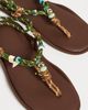 Flòwze Flòwze Flòwze x Collanine Colorate Flo Twin Sandals Brown/Military Green - 6