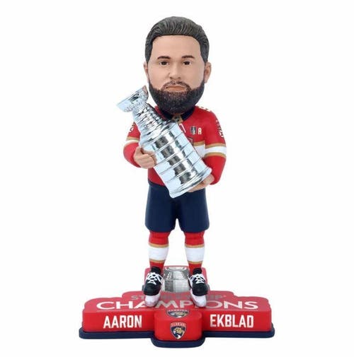 FOCO Aaron Ekblad (Florida Panthers) 2024 Stanley Cup Champions 8" Bobblehead by FOCO