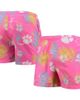 FOCO Men's FOCO Pink Clemson Tigers Neon Floral Swim Trunks  - 1