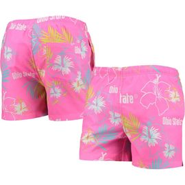 FOCO Men's FOCO Pink Ohio State Buckeyes Neon Floral Swim Trunks 