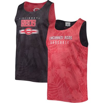 FOCO Men's FOCO Red Cincinnati Reds Floral Reversible Mesh Tank Top 