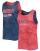 FOCO Men's FOCO Red/Navy Los Angeles Angels Floral Reversible Mesh Tank Top  - 1