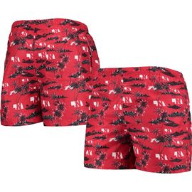 FOCO Men's FOCO Scarlet Nebraska Huskers Island Palm Swim Trunks 