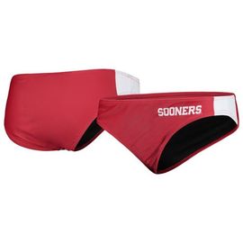 FOCO Women's FOCO Crimson Oklahoma Sooners Wordmark Bikini Bottom 