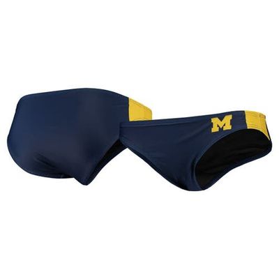 FOCO Women's FOCO Navy Michigan Wolverines Wordmark Bikini Bottom 