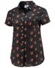 FOCO Women's FOCO Orange Baltimore Orioles Floral Button Up Shirt - 2