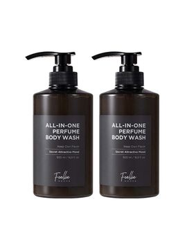 Foellie Homme Perfume Body Wash 500ml 2 pieces