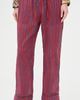 Folkloore Folkloore Long Pajama Set Purple & Burgundy Flowers - 5