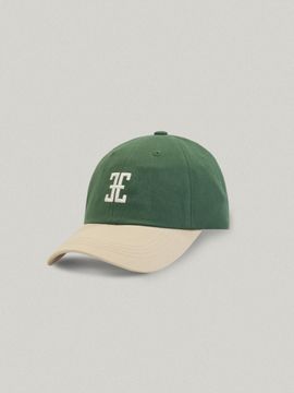 FOLNUA Coloration Classic Logo Cotton Ball Cap [Green Beige]