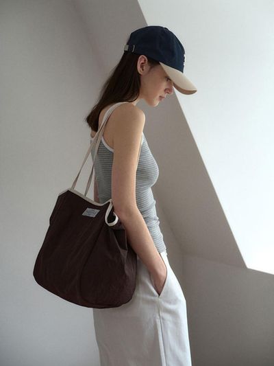 FOLNUA Lightweight Water-resistant Nylon Eco Bag [4COLOR]