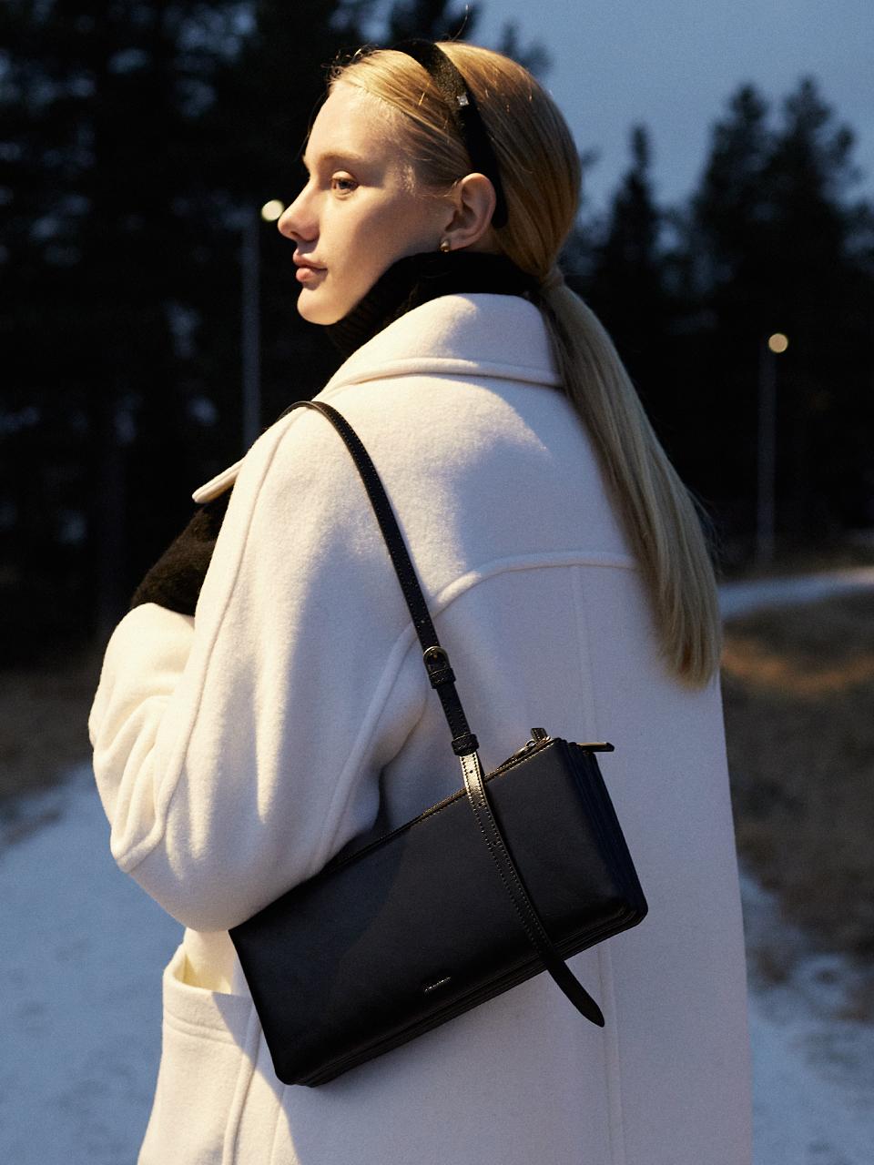 FOLNUA Premium Leather Adjustable Strap Bag - PLAIN [2COLOR]