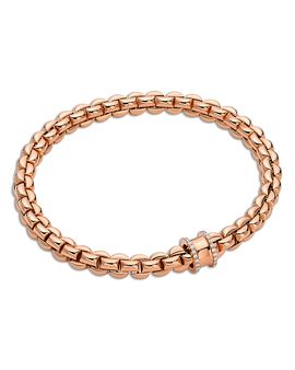 Fope Fope 18K Rose Gold Eka Diamond Rondelle Flex'it Bracelet