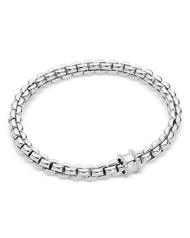 Fope Fope 18K White Gold Eka Diamond Rondelle Flex'it Bracelet