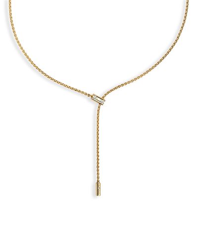 Fope Fope 18K Yellow Gold Aria Diamond Scatter Lariat Necklace, 16