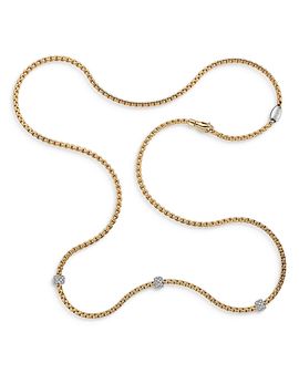 Fope Fope 18K Yellow Gold Eka Necklace with Diamonds, 27.5