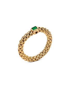 Fope Fope 18K Yellow Gold Souls Emerald Flex'it Ring