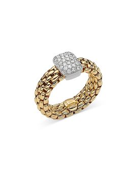 Fope Fope 18K Yellow Gold Vendome Diamond Flex'it Ring