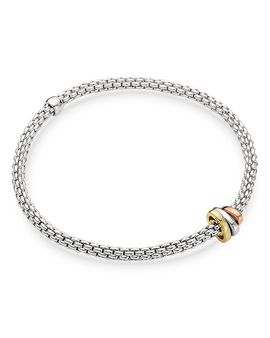 Fope Fope 18K Yellow, White & Rose Gold Prima Flex'it Bracelet
