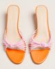 For Love & Lemons Cleo Colorblock Kitten Heel Sandals - 2