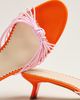 For Love & Lemons Cleo Colorblock Kitten Heel Sandals - 3