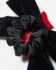 For Love & Lemons For Love & Lemons 3D floral detail hair bow in black-Red - 3