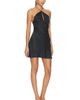 For Love & Lemons For Love & Lemons Adrift Satin Halter Mini Dress - 2