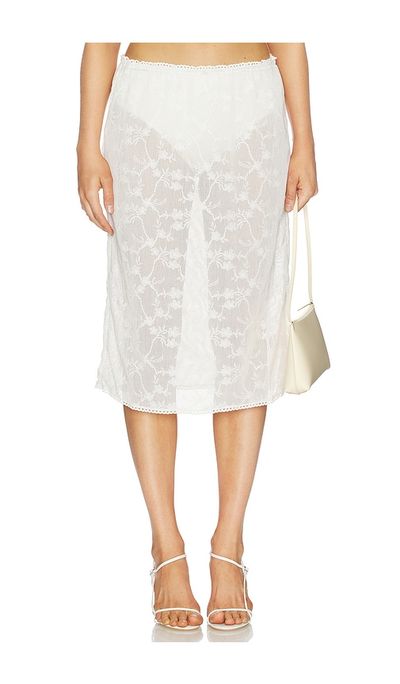 For Love & Lemons For Love & Lemons Betty Bouquet Coverup Midi Skirt